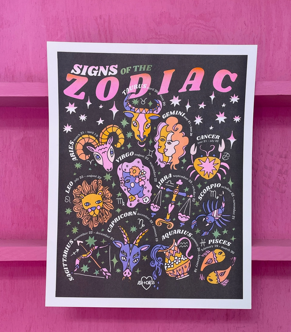 NEW Zodiac Print