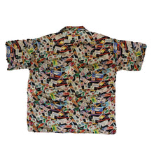 Load image into Gallery viewer, Nicole Miller Stamp Silk Shirt
