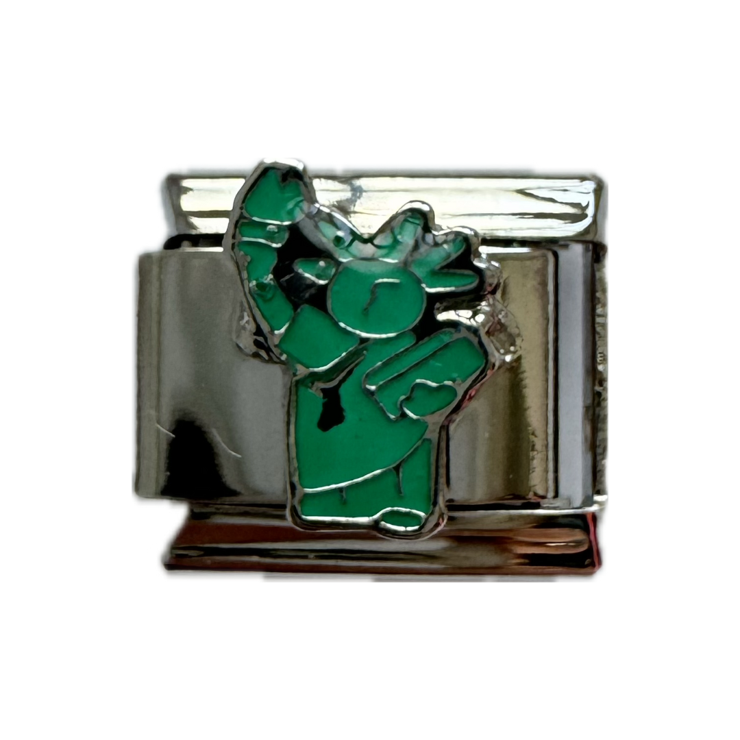 Statue of Liberty Cartoon Italian Charm