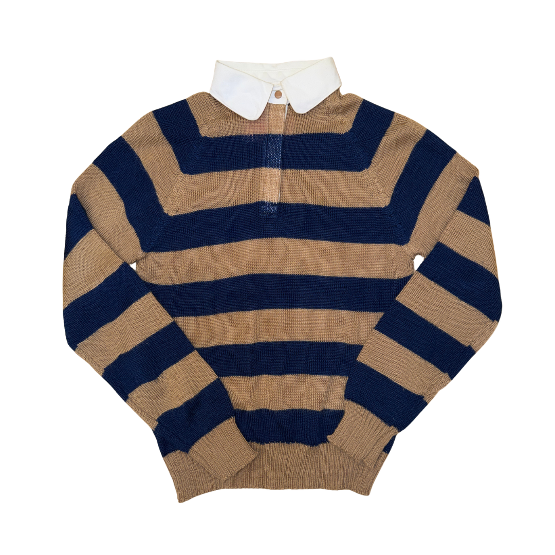 Oyster Blue Stripe Sweater