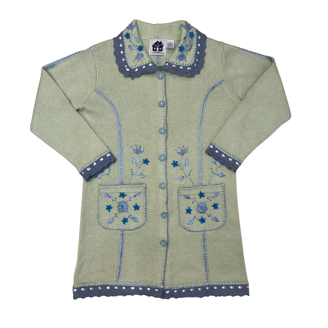 Storybook Knits Green Cardigan