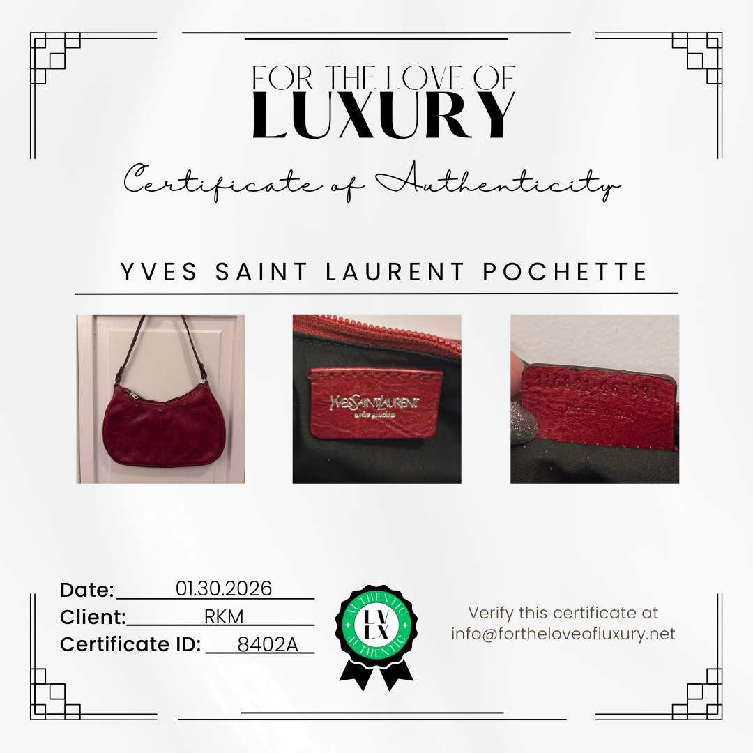 YSL Red Mini Mombasa Bag