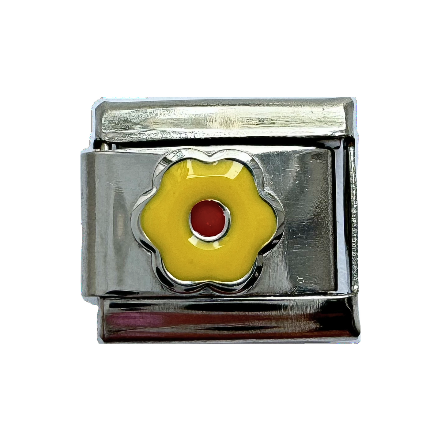 Yellow Flower Italian Charm