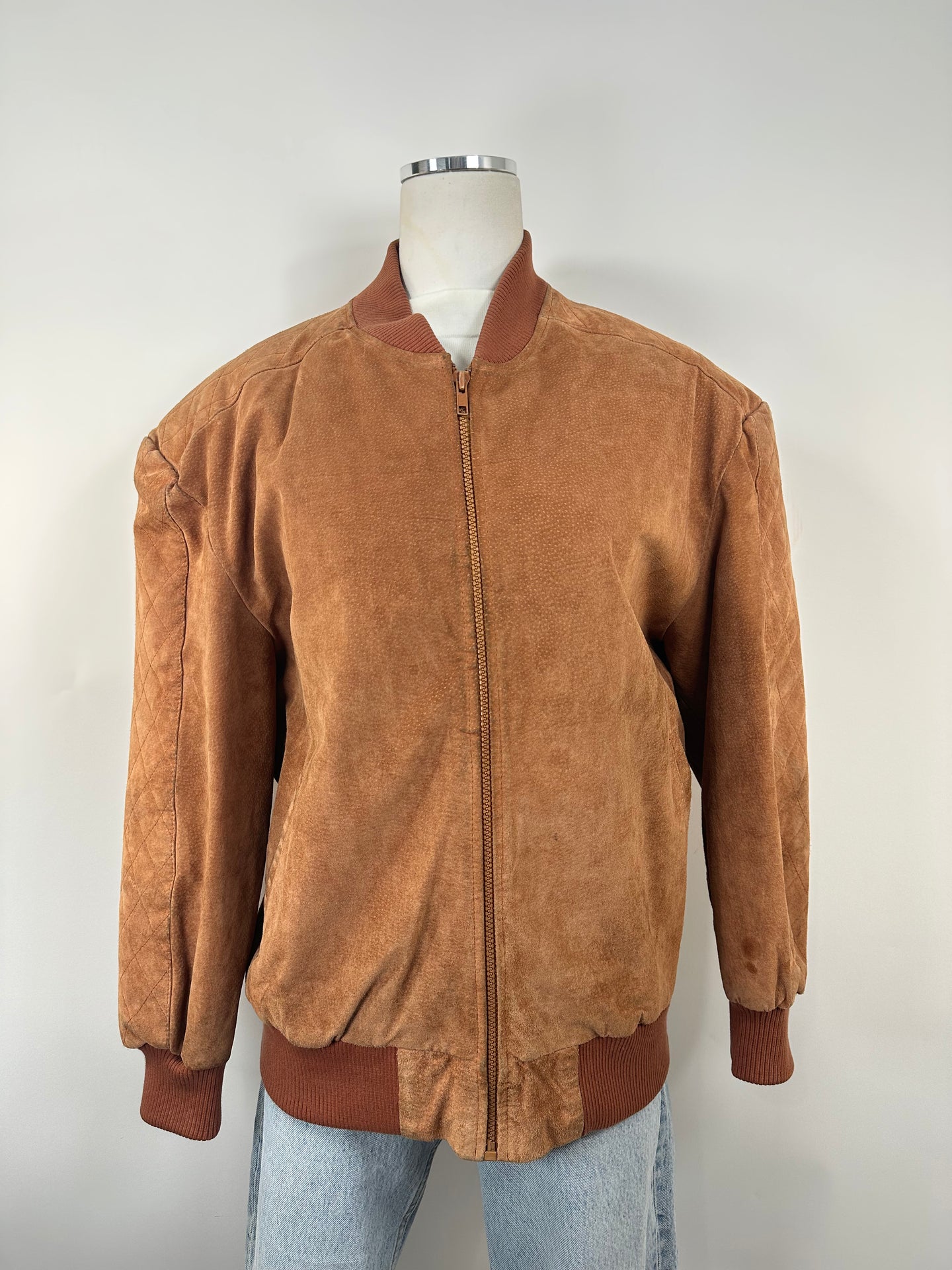 Diani Leather Bomber Jacket