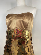 Load image into Gallery viewer, Express Gold Sequin Dress
