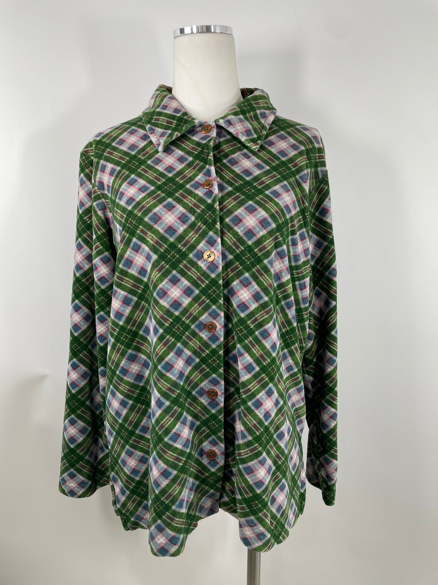 Sport Savvy Plaid Velvet Top