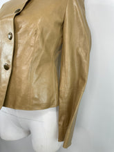 Load image into Gallery viewer, Jones New York Tan Leather Jacket
