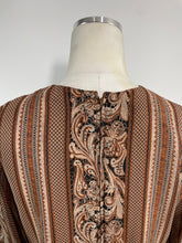 Load image into Gallery viewer, CiaoSport Brown Pattern Silk Top
