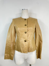 Load image into Gallery viewer, Jones New York Tan Leather Jacket
